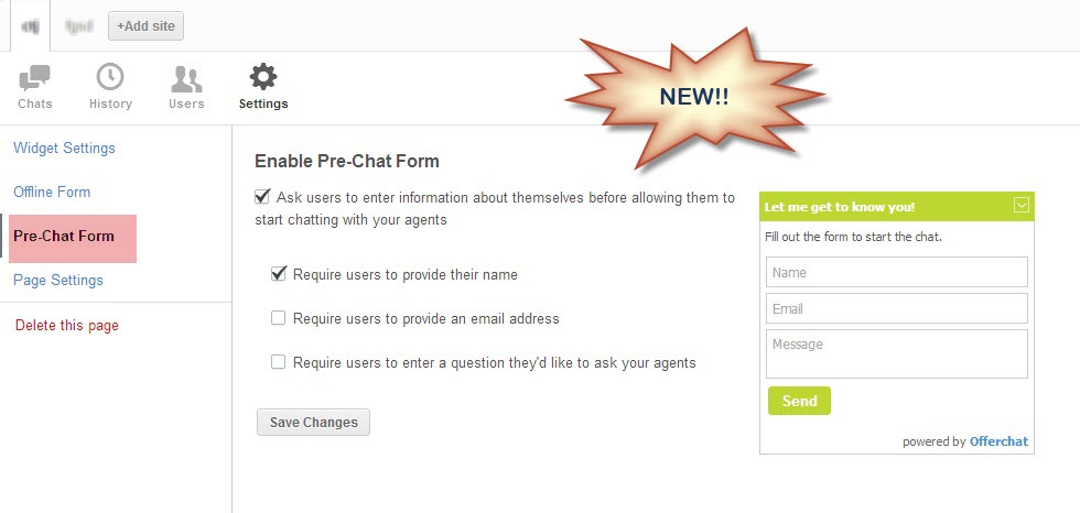 Live Chat Pre Chat Form Live Chat Pre Chat Form